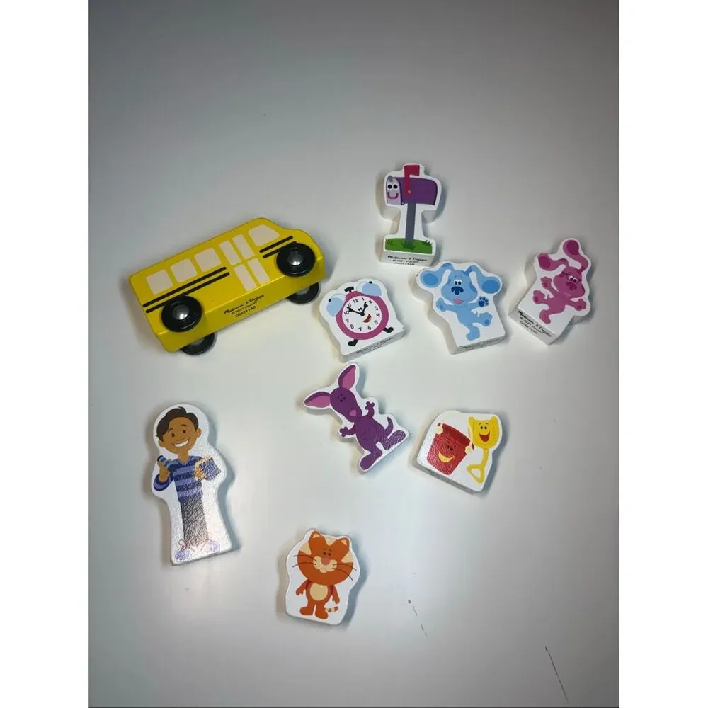 Blue's Clues Wooden Character Figure Set Melissa & Doug
